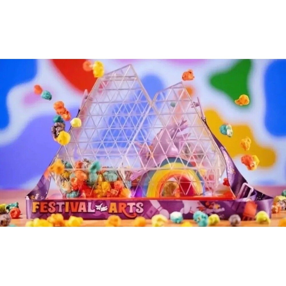 Epcot Figment Popcorn Bucket " Festival Of The Arts "